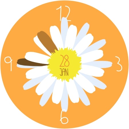 Simple Flower Watch Face screenshot 16