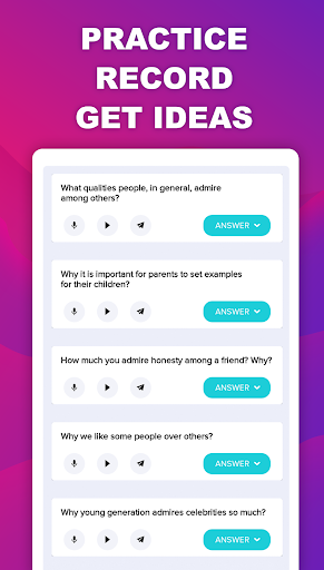 Screenshot of IELTS® Speaking Pro