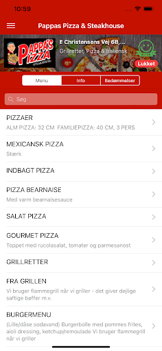 Android application Pappas Pizza & Steakhouse screenshort