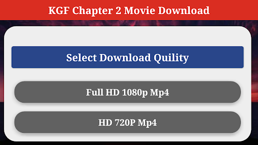 KGF Chapter 2 Full Movie HD