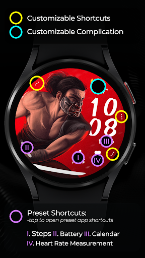TVV Samurai Digital Watch Face