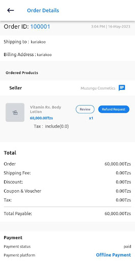 Muzungu Cosmetics Screen 3
