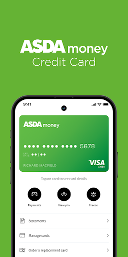 Android application ASDA Money Credit Card screenshort