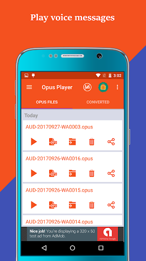 Opus Player: Manage audio Screenshot 4 - AppWisp.com