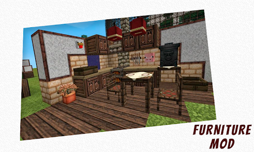 Android application Furniture Mod MCPE screenshort