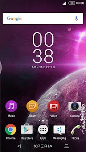Space Clean Theme for Xperia Unknown