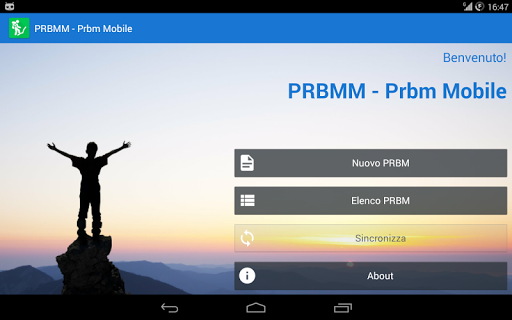 Android application PRBMM - Percorso Rettificato screenshort