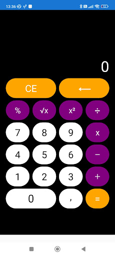 Simple Calculator Screen 2