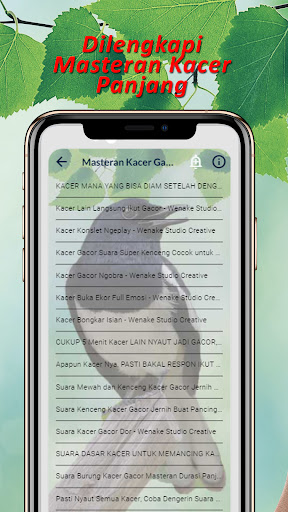Suara Pikat Kacer Betina Gacor Screen 3