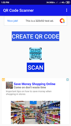 Android application QR Code Scanner & Create QR Co screenshort