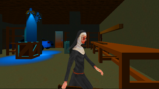 Scary Evil nun:horror ghost