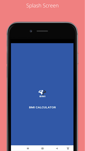 Android application BMI Calculator screenshort