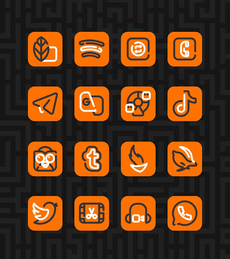 Linios Orange - Icon Pack