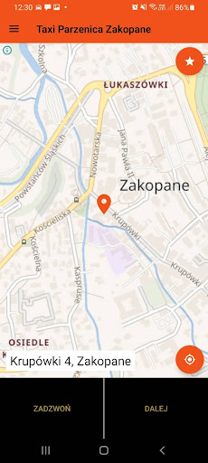 Taxi Zakopane Parzenica Screen 2