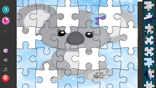 Blue Koala Jigsaw Game