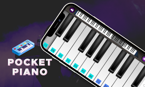 Pocket piano : piano keyboard