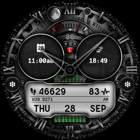 Analog Gears Watch Face 052