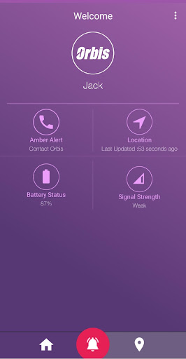 Android application RedAlert Welfare screenshort