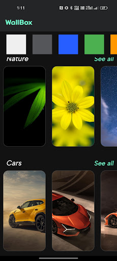Android application WallBox screenshort
