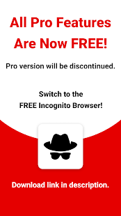 Incognito Pro (stopgezet) Schermafbeelding