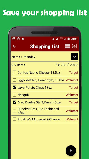 Grocery Shopping List - PRO Screen 2