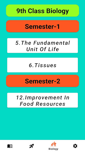 Android application AP 9th Class screenshort