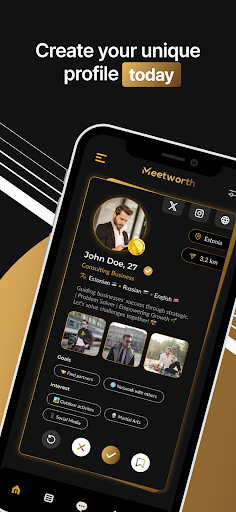 Android application Meetworth: Business Networking screenshort