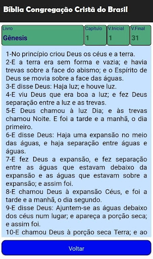 Bíblia da Congregação Cristã d Screen 3