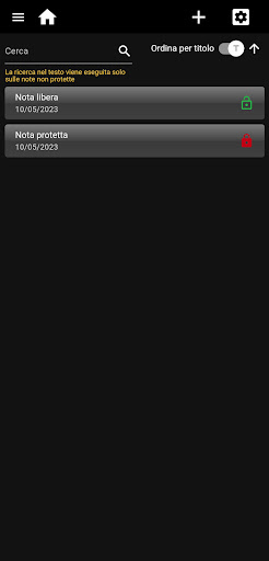 Anteprima dell'app