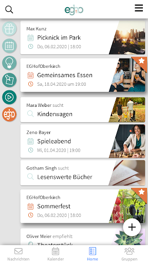 Android application egho screenshort