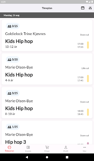 App preview
