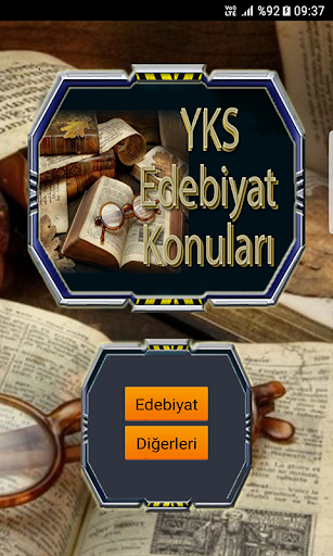Android application AYT Edebiyat Konuları Özet screenshort