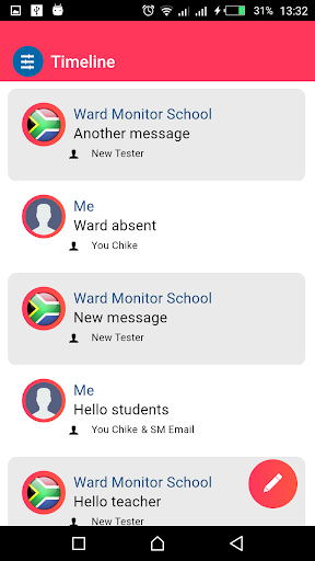 Ward Monitor Screen 3