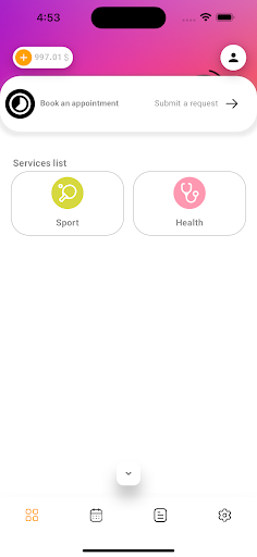 Android application Hilfmia screenshort