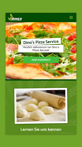 Dino´s Pizza Service Screen 2