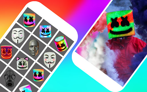 Marshmello mask photo editor Screen 2