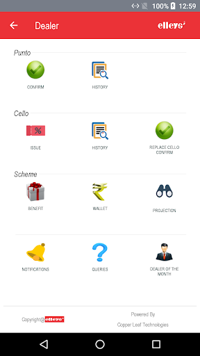 Android application SELLO ESQUEMA screenshort
