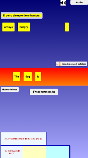Gramática Inglés ejercicios D Screen 2