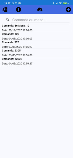 Android application Comanda Easy screenshort