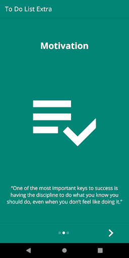 Android application To Do List Extra screenshort