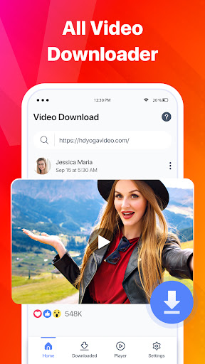 Android application All HD Video Downloader screenshort