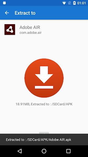 APK Extractor Screen 3
