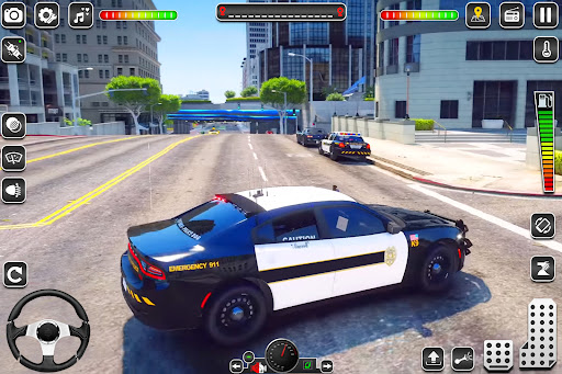 Android application US Police Car Games 2020 screenshort