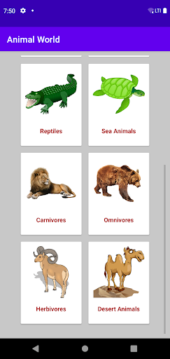 Animal World Screen 2