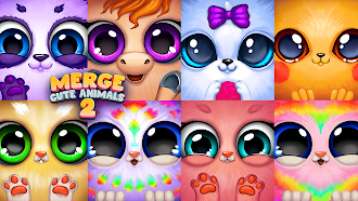 Game screenshot Merge Cute Animals: Pets Games mod apk
