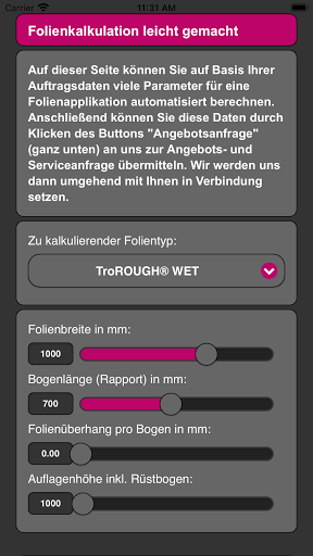 TroFilms-App Screen 3