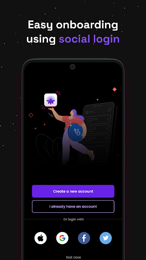 Android application Plenty Wallet screenshort
