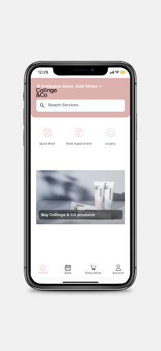 Android application Collinge and Co screenshort