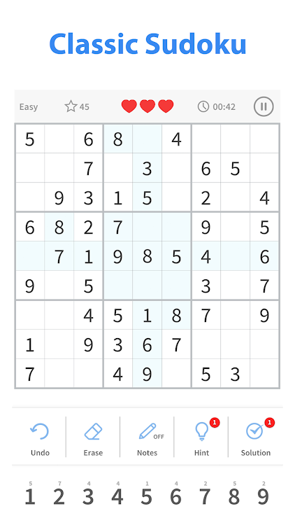 Sudoku Master - Classic Sudoku - 1.1.6 - (Android)