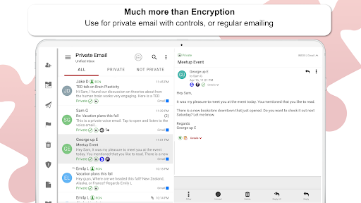 EPRIVO Encrypted Email & Chat screenshot 17